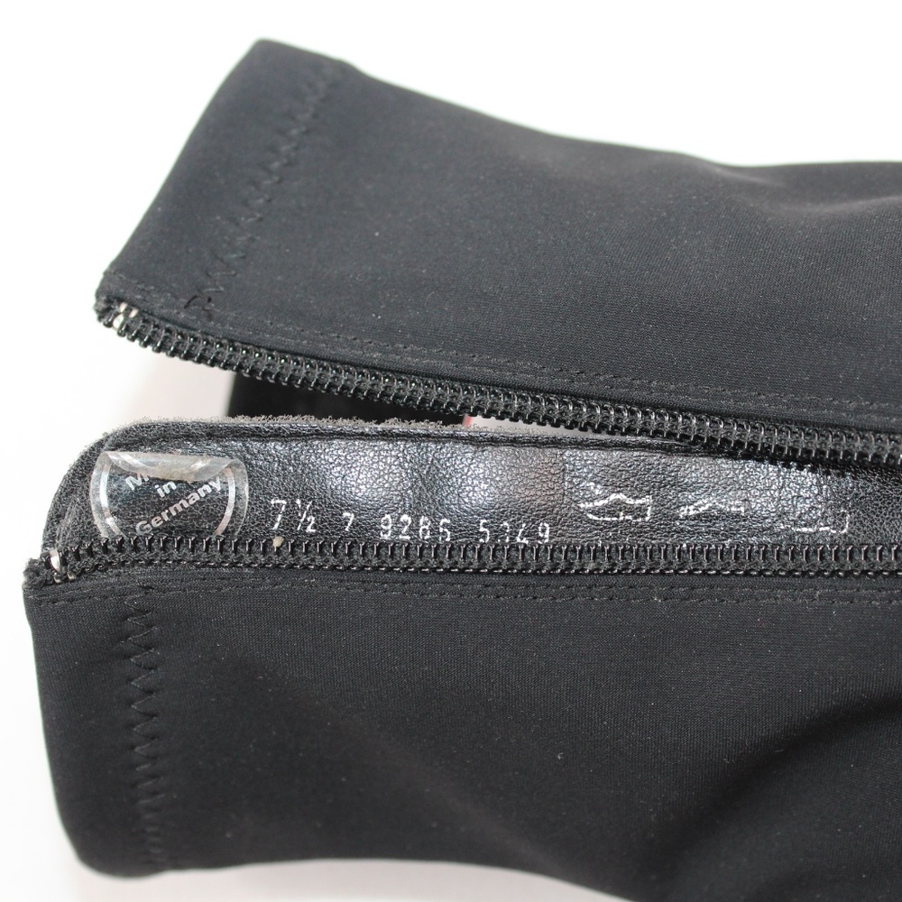 Hogl Fabric Gore-Tex Black Side Zipper Booties #137 - Picture 8 of 8